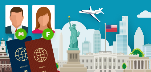 USA flights: New APIS transmission rules on gender codes and U.S. passport number formats